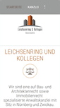 Mobile Screenshot of baurecht-leichsenring.de